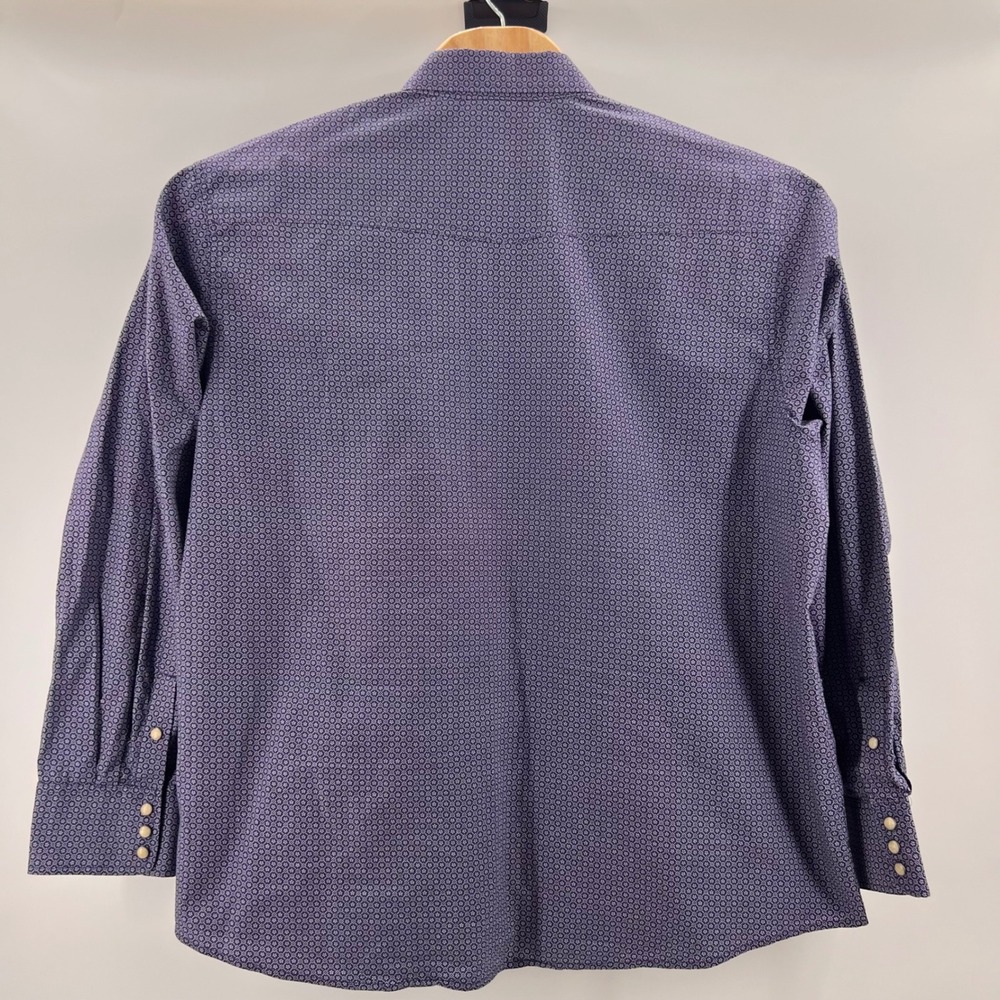 Ariat Mens Long Sleeve Geometric Print Snap Button Western Shirt XXL‎ - Picture 4 of 11